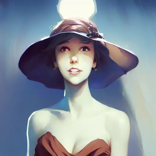 Image similar to portrait lady miss woman focus attractive eye enchanted official fanart behance by Jesper Ejsing, by RHADS, Makoto Shinkai and Lois van baarle, ilya kuvshinov, rossdraws portrait, highly detailed, digital painting, concept art, sharp focus, illustration, cinematic lighting, art by artgerm and greg rutkowski and alphonse mucha radiant light, peter mohrbacher, ferdinand knab, portrait