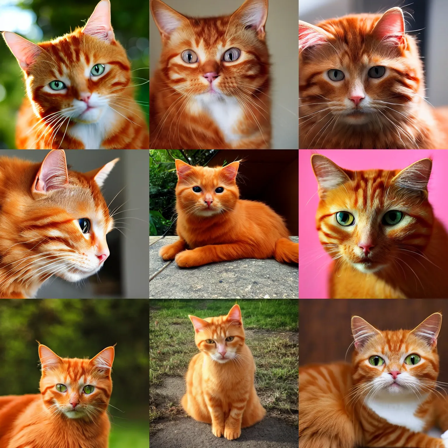 Prompt: A gorgeous ginger cat