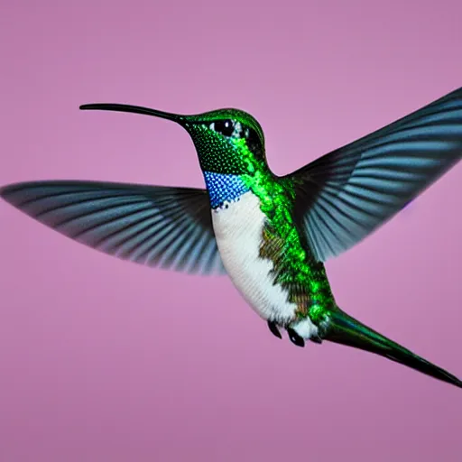Image similar to hummingbird, swarovski, studio photograph