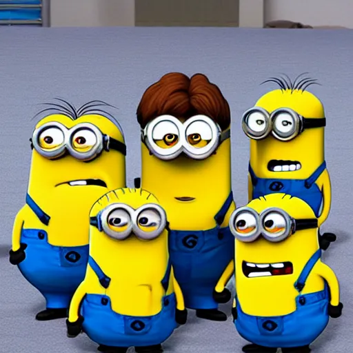 Prompt: minion family guy