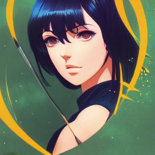 Image similar to nico robin by ilya kuvshinov