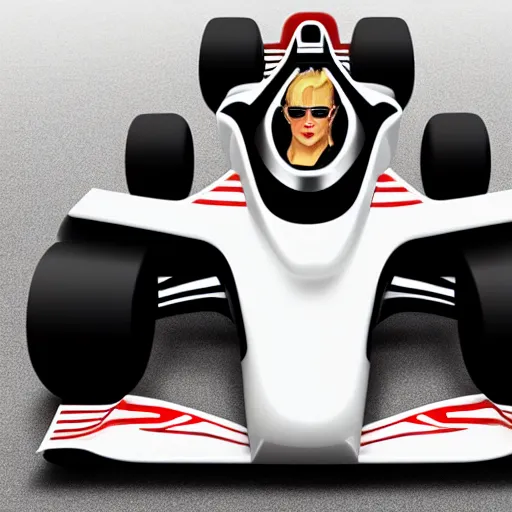 Image similar to futuristic formula one car