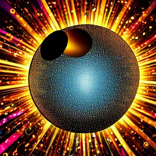 Image similar to fish eats disco ball hd photo