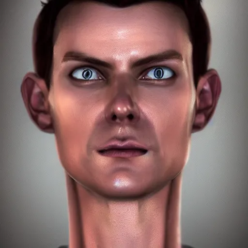 Image similar to Dean Venture in real life a long gaunt face and skinny body and neck, very thin, realistic, very realistic, hyperrealistic, highly detailed, very detailed, extremely detailed, detailed, digital art, oil painting, trending on artstation, headshot and bodyshot, detailed face, very detailed face, extremely detailed face, HD Quality, 8k resolution, very very detailed face, real life