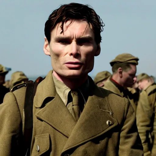 Prompt: cillian murphy as the villain in saving private Ryan