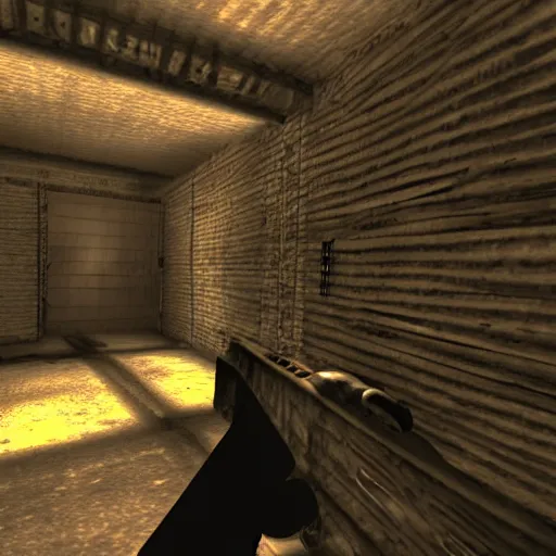 Prompt: screenshot from f. e. a. r.