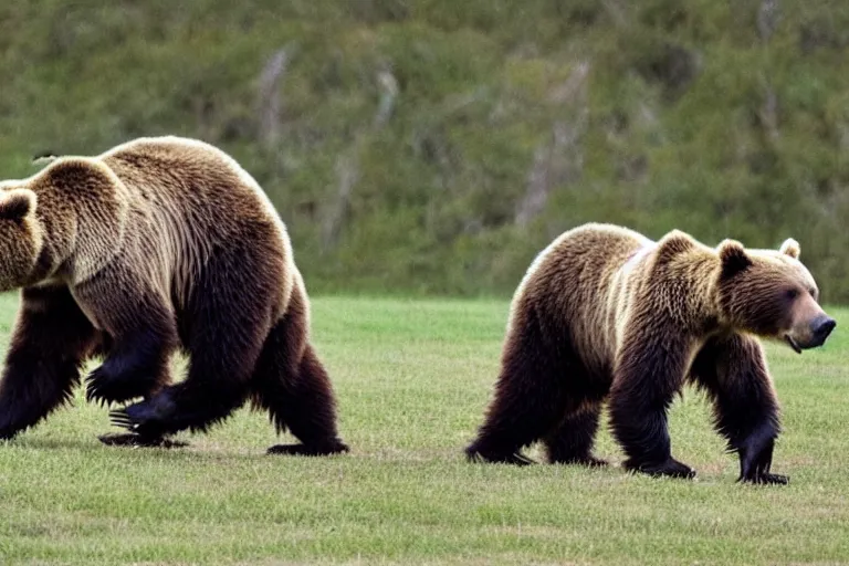 Image similar to grizzly bears playing basketball