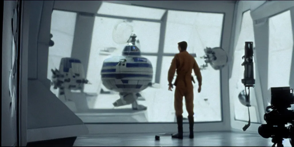 a film still of star wars directed by Stanley Kubrick, Stable Diffusion