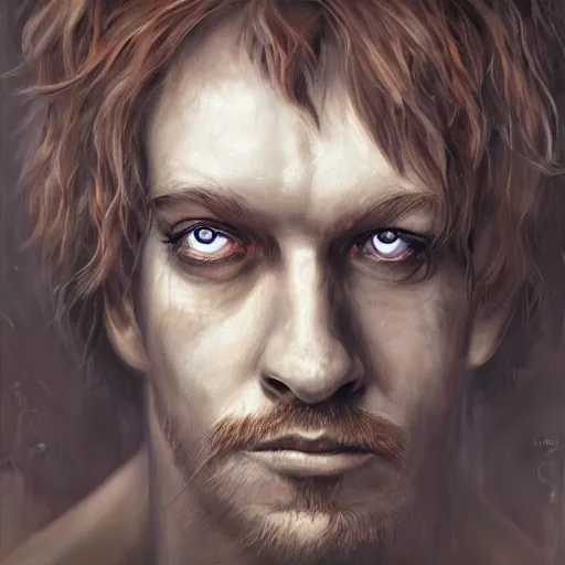 Image similar to portrait of shaggy, by lise deharme