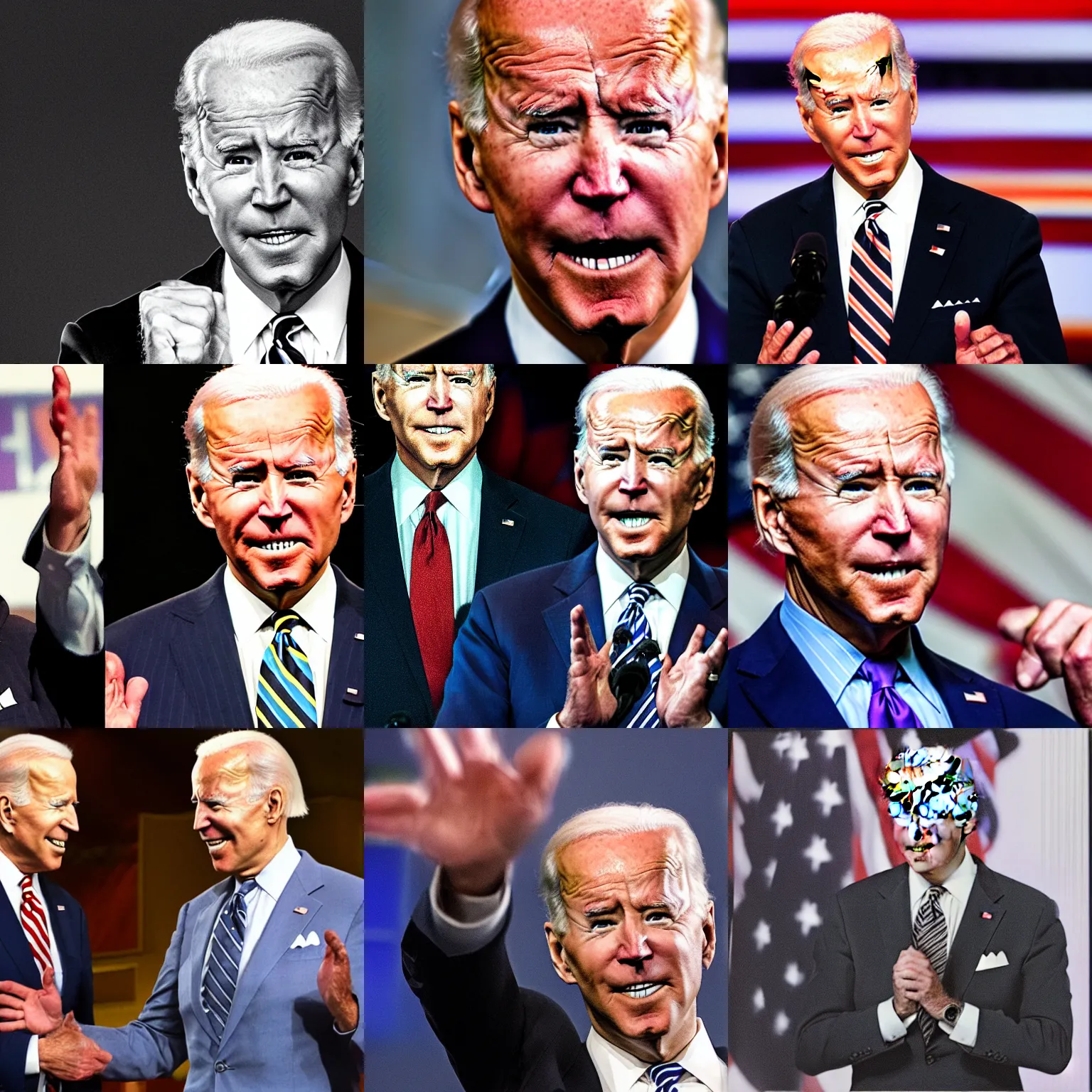 Prompt: evil Joe Biden