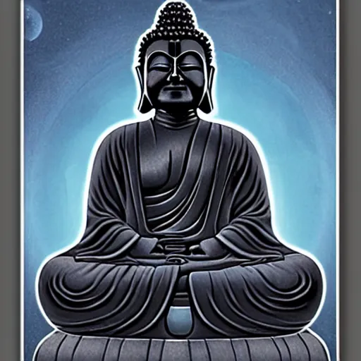 Image similar to buddha in darth vader