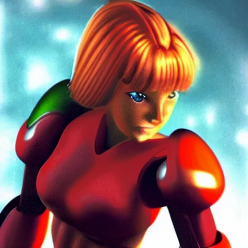 Image similar to samus on nintendo 6 4