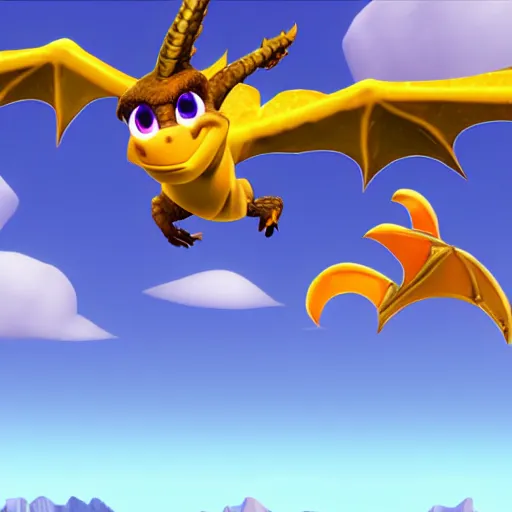 Image similar to ( ( ( spyro ) ) ) skybox