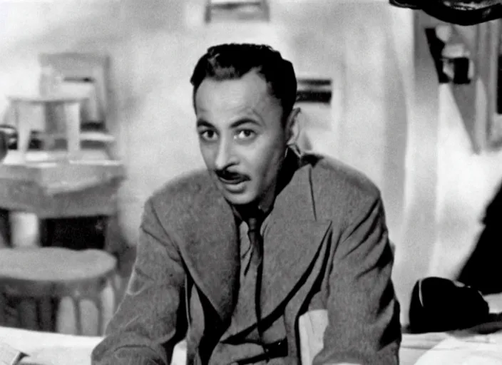 Prompt: a film still of teemo in casablanca ( 1 9 4 2 )