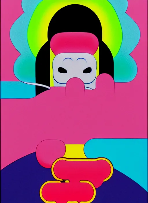 Image similar to jewellery by shusei nagaoka, kaws, david rudnick, airbrush on canvas, pastell colours, cell shaded, 8 k