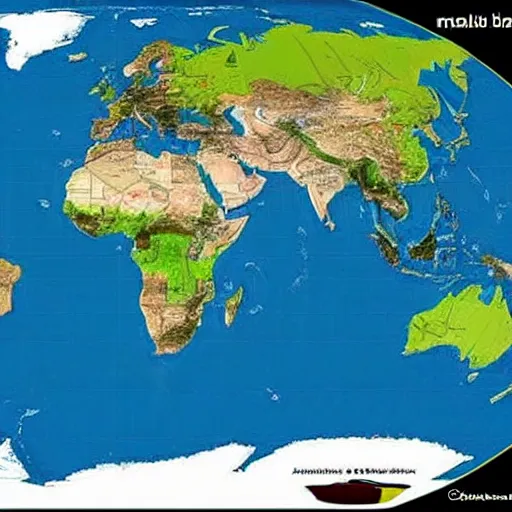 Image similar to map of the world in 2 0 5 0