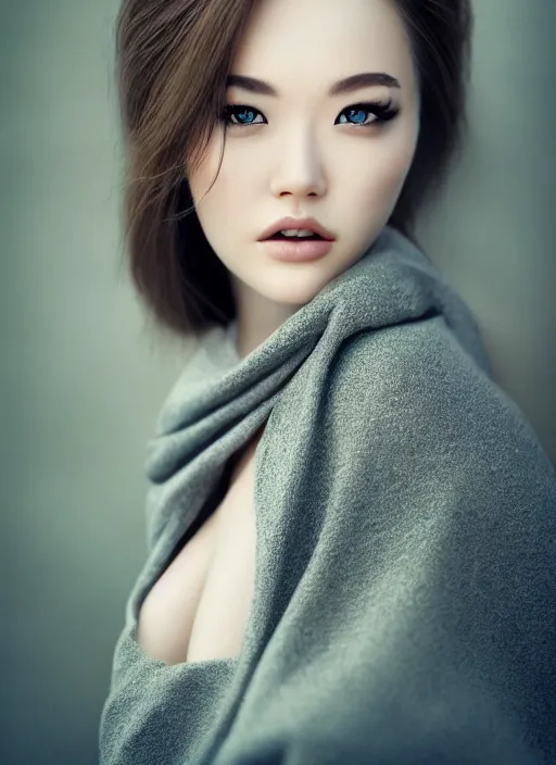 Image similar to a gorgeous female photo, professionally retouched, soft lighting, realistic, smooth face, full body shot, torso, dress, perfect eyes, sharp focus on eyes, 8 k, high definition, insanely detailed, intricate, elegant, artgerm and jason chan and mark litvokin