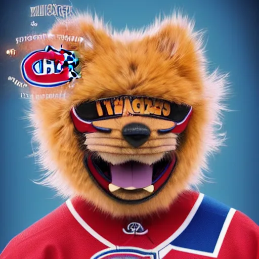 Image similar to Portrait of Youppi the Habs Montreal Canadiens Mascot as a very handsome friendly pokemon, highly detailed, smooth, sharp focus, dynamic lighting, intricate, trending on ArtStation, illustration, art by WLOP