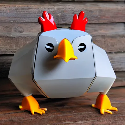 Prompt: chicken bot