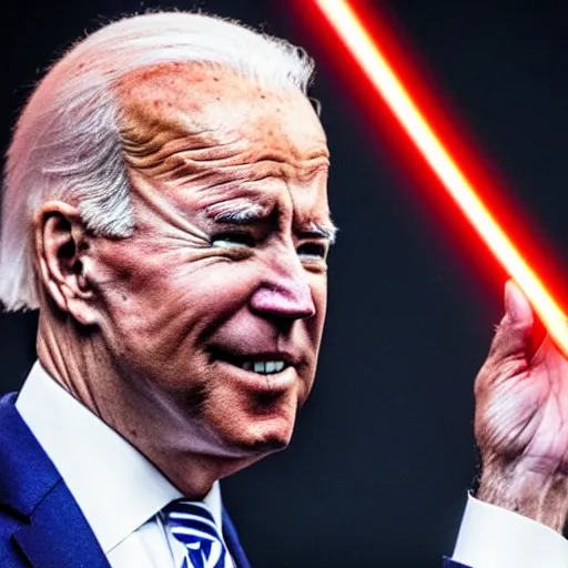 Prompt: joe biden firing lasers out of his nipples, digital photography, 8 k