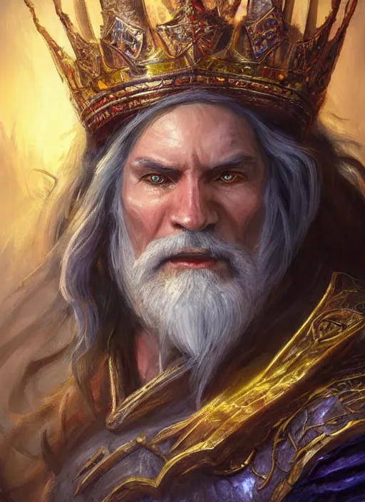 OC] [ART] Asgar, the humble king. DnD Portraits starting at 90usd! : r/DnD