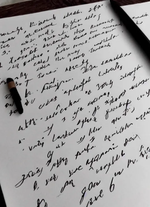 Image similar to beautiful handwriting