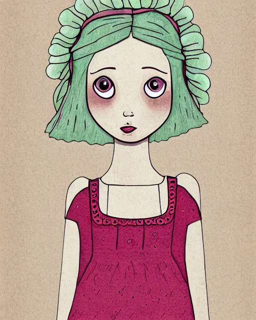 Image similar to cotton girl illustration by albabg