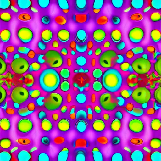 Image similar to creative coding digital illustration of multiple brightly coloured wobbly blobs, as they overlap their colours blend irradiating the colours in all directions, grainy texture