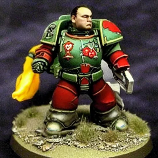 Prompt: Tony Soprano as spacemarine