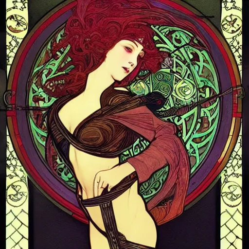 Prompt: “ what is love, in the style of mucha, cyberpunk, art nouveau, art deco, trending on artstation, highly detailed, critically acclaimed, controversial ”