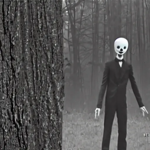 found footage slender man, Stable Diffusion