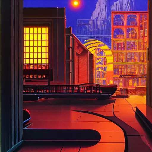 Image similar to art by syd mead, evgeny lushpin, paul lehr, james gurney, m. c. escher, beksinski, lisa frank, arthur adams