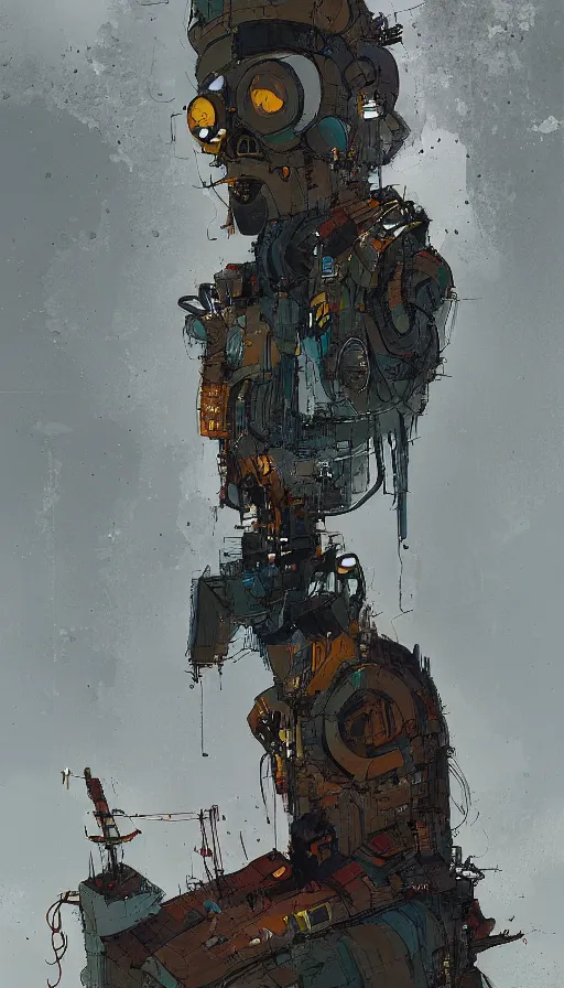 Image similar to portrait of a digital shaman, by ian mcque