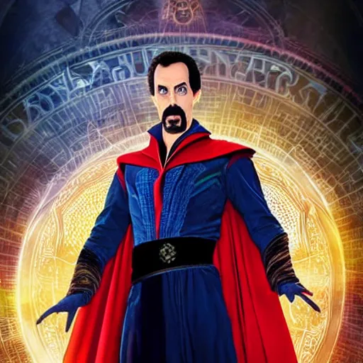 Image similar to Borat as Dr Strange