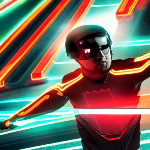 Prompt: tron legacy