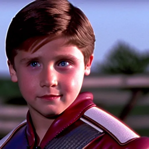Prompt: film still of young Emilio Estevez as Hawkeye in the Avengers