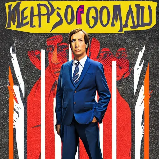 Prompt: Memphis art of Saul Goodman