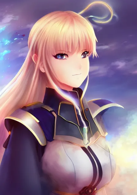 Prompt: A fantasy anime portrait of saber in anime fate, digital painting, by Yoneyama Mai and Rossdraws, digtial painting, trending on ArtStation, deviantart