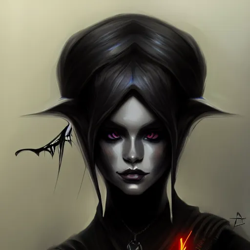 Image similar to dark witch character black colors, highly detailed, digital painting, artstation, concept art, smooth, sharp focus, illustration