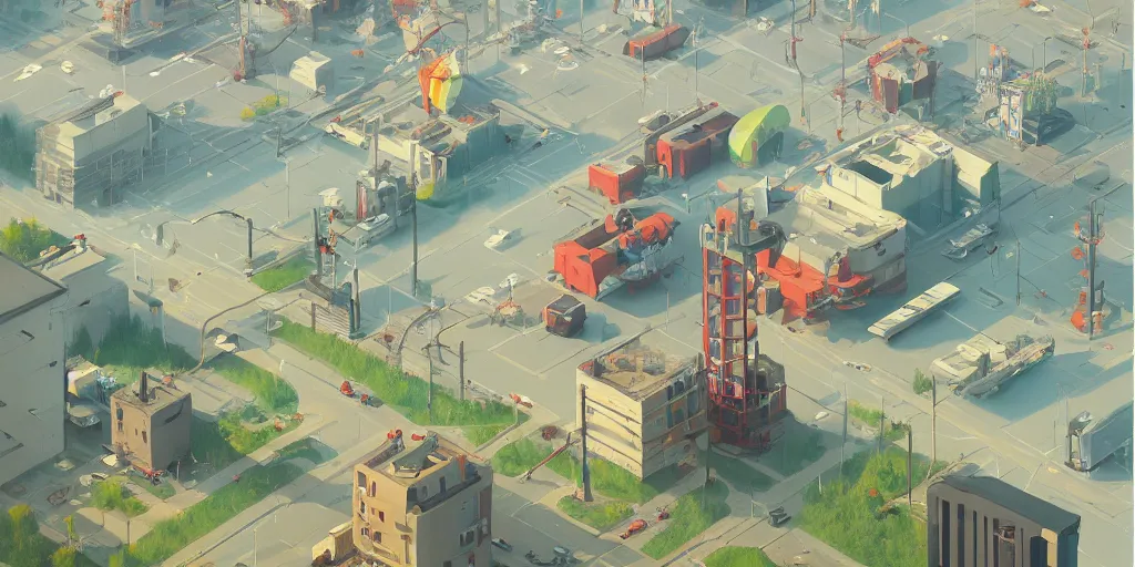 Prompt: Owensboro Kentucky by Goro Fujita and Simon Stalenhag , 8k, trending on artstation, hyper detailed, cinematic