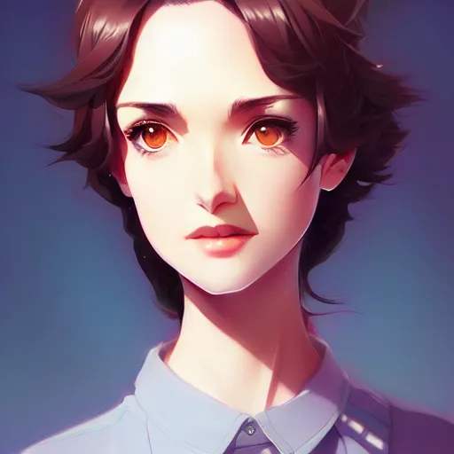 Image similar to winona ryder, portrait shinkai makoto studio ghibli studio key hideaki anno sakimichan stanley artgerm lau rossdraws james jean marc simonetti elegant highly detailed digital painting artstation pixiv