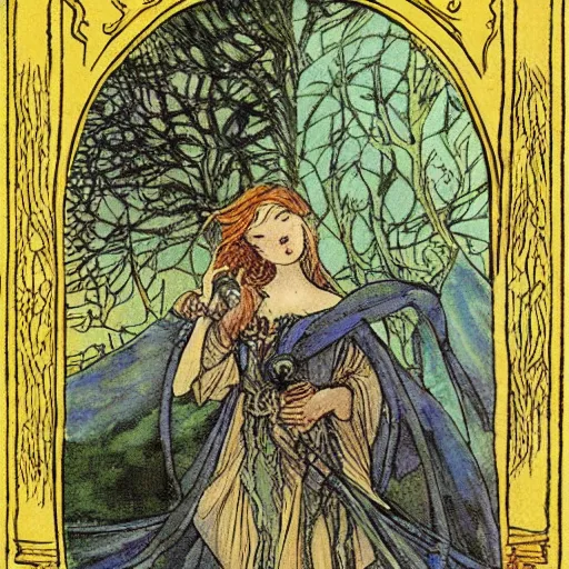 Image similar to Tarot card of luck Rebecca Guay