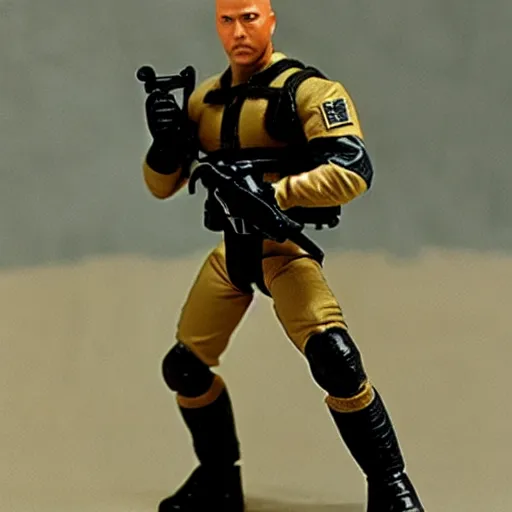 Image similar to photo of an unreleased gi joe prototype action figure from 1 9 8 5.