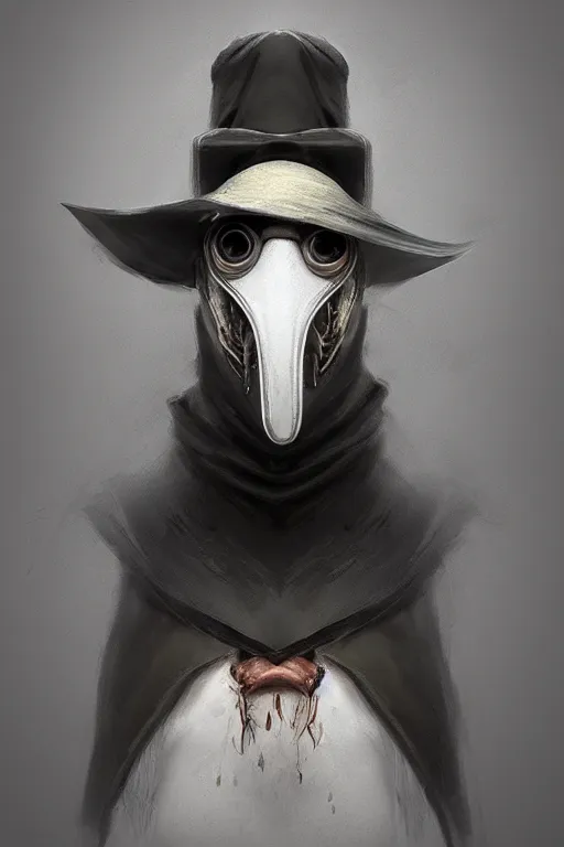 Image similar to a portrait of a plague doctor as a kiwi bird , made by Stanley Artgerm Lau, WLOP, Rossdraws, ArtStation, CGSociety, concept art, cgsociety, octane render, trending on artstation, artstationHD, artstationHQ, unreal engine, 4k, 8k,