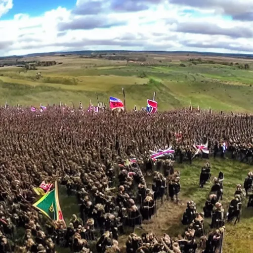 Image similar to gopro view of the battle of bannockburn