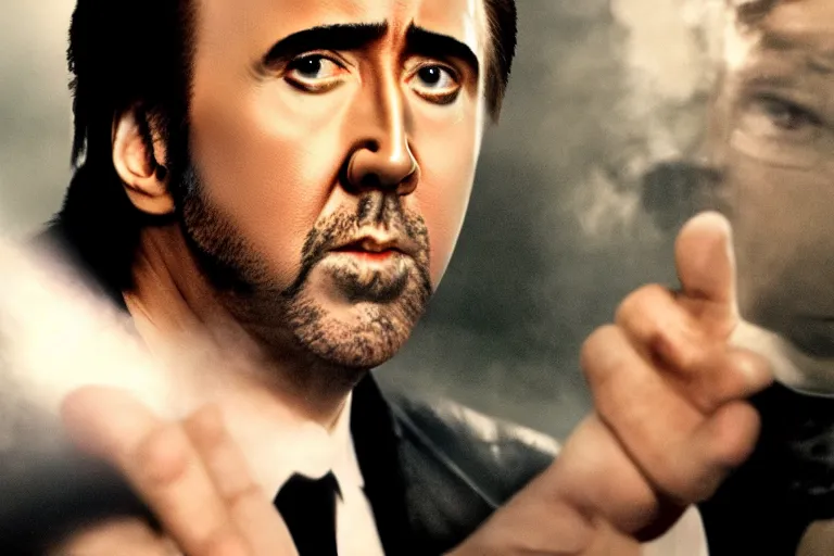 Image similar to Nicolas cage gruu high resolution still film