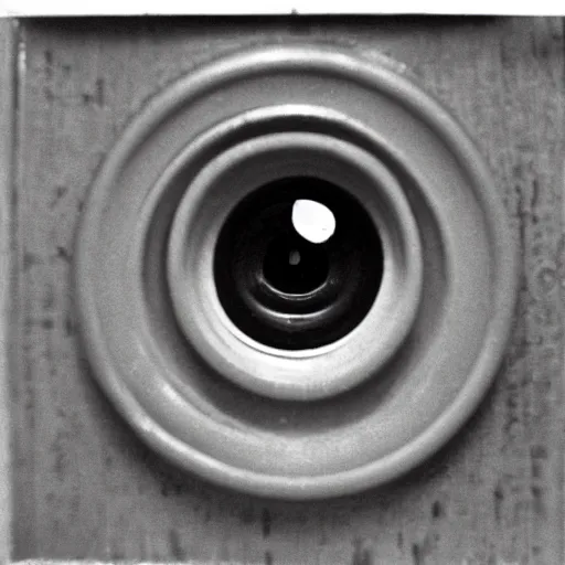 Image similar to hotel door eye hole creepy vintage 8 mm film