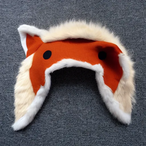 Image similar to \'fox head stole\', fashion design