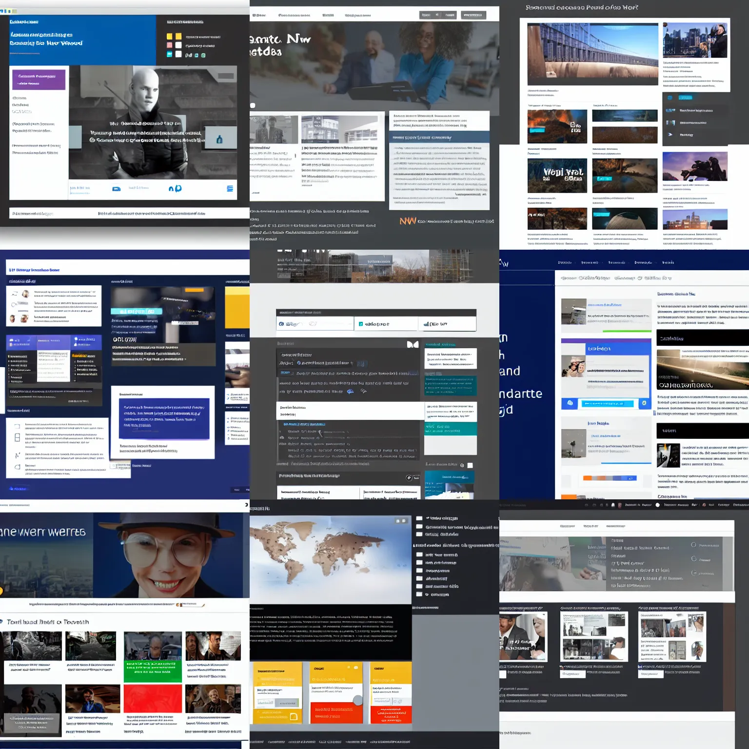 Prompt: a ui design for a sharepoint news webpart