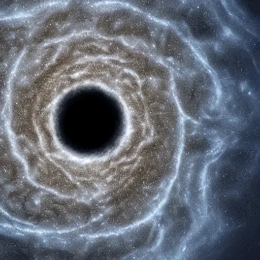 Image similar to what's inside a black hole